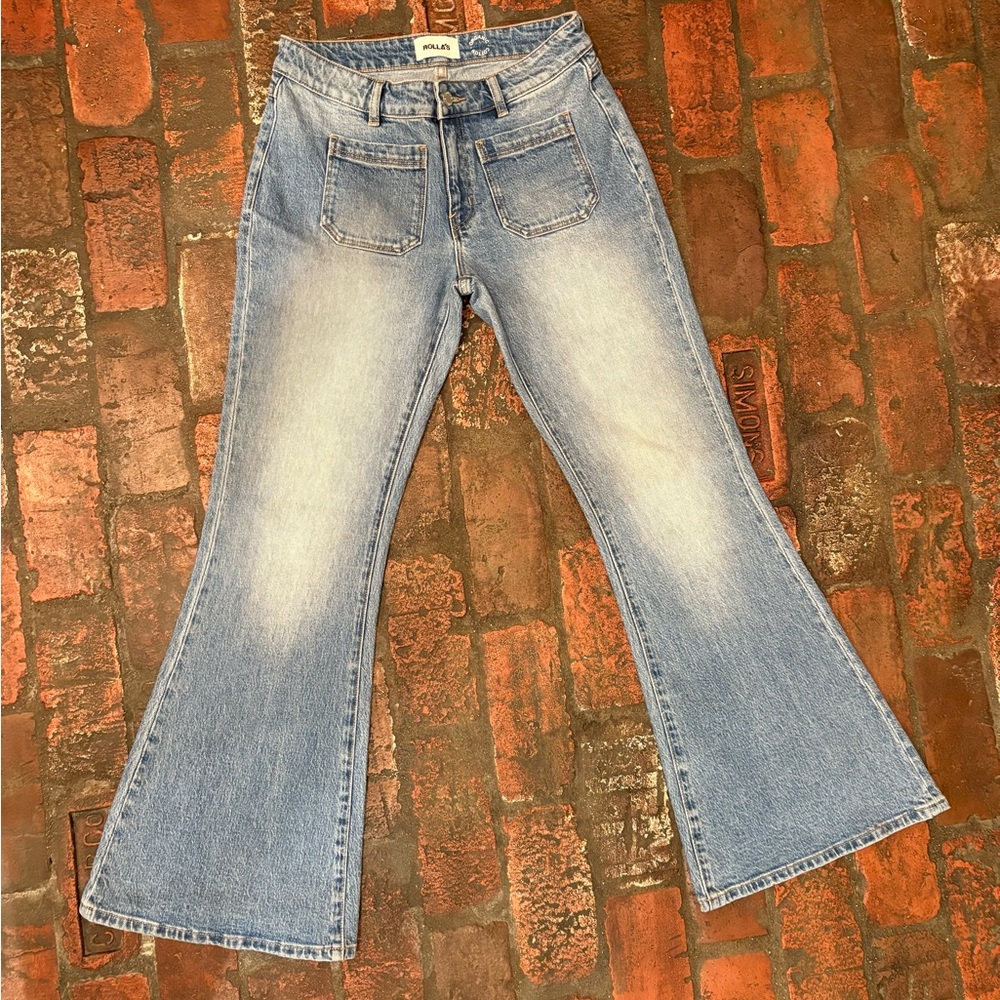 ROLLA'S Sailor Low Flare Low Rise Jeans 28